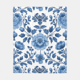 Rustikaler französischer Blumengarten Fleecedecke