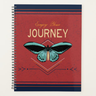 Rustikaler Genießen Sie Ihre Reise Butterfly Planer