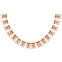 Rustikaler Gott segne Taufe Kommunion Rotes Mohnmä