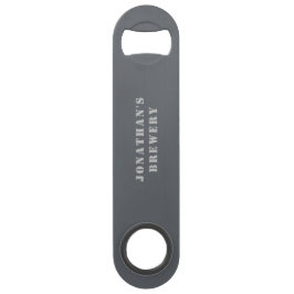 Rustikaler Grauer Personalisierter Bar-Key Speed Flaschenöffner