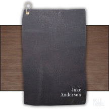 Rustikaler Grunge-Beton Schwarz Silber Name