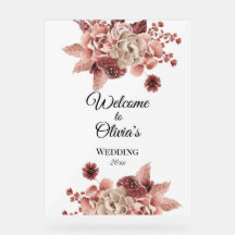 Rustikaler Herbst blüht Wasserfarbe