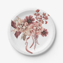 Rustikaler Herbst blüht Wasserfarbe