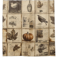 Rustikaler Herbst-Ephemerenkollage | Warm Earthy (