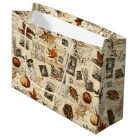 Rustikaler Herbst-Ephemerenkollage | Warm Earthy
