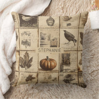 Rustikaler Herbst-Ephemerenkollage | Warm Earthy (