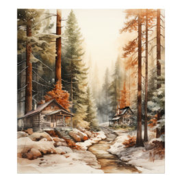 Rustikaler Herbst Fotodruck