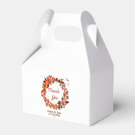 Rustikaler Herbst Geschenkschachtel