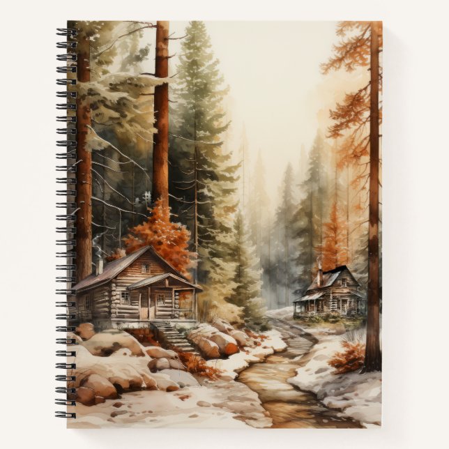 Rustikaler Herbst Notizbuch (Vorderseite)