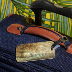 Rustikaler Herbstgarten Gepäckanhänger