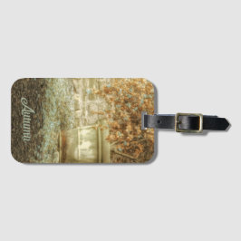 Rustikaler Herbstgarten Gepäckanhänger