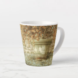 Rustikaler Herbstgarten Milchtasse