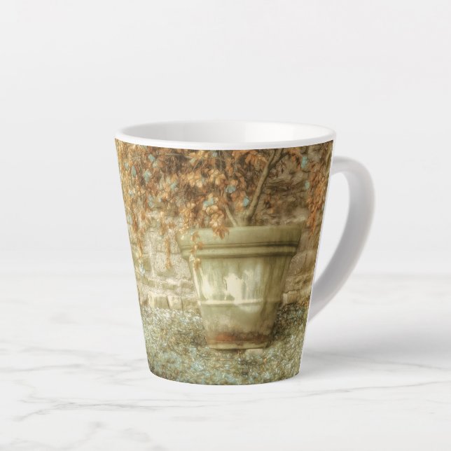 Rustikaler Herbstgarten Milchtasse (Rechte Ecke)