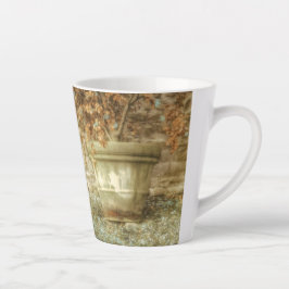 Rustikaler Herbstgarten Milchtasse
