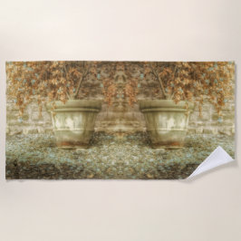 Rustikaler Herbstgarten Strandtuch