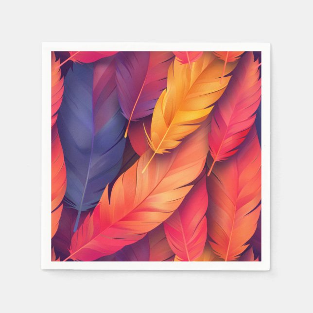 Rustikaler Hochzeitscocktail Napkins Serviette (Vorderseite)