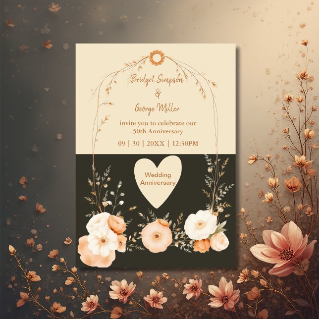 Rustikaler Hochzeitstag der Erde Einladung (Von Creator hochgeladen)
