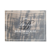 Rustikaler Holzeffekt des Beach House: White Name 