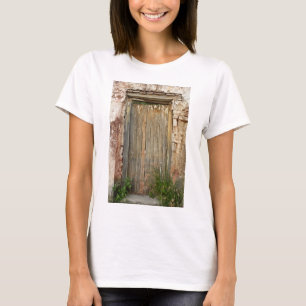 Rustikaler hölzerner Eingang in Mexiko T-Shirt