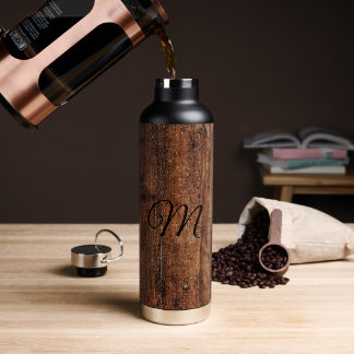 Rustikaler Holzfäller Trinkflasche