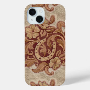 Rustikaler Hufeisen Western Blumencowboy Case-Mate iPhone Hülle