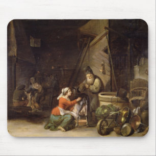 Rustikaler Innenraum Mousepad