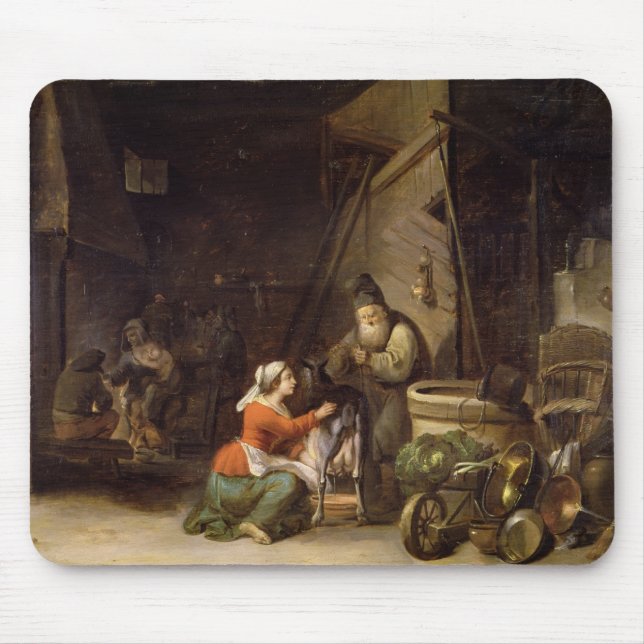 Rustikaler Innenraum Mousepad (Vorne)