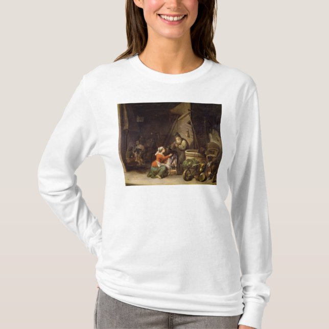 Rustikaler Innenraum T-Shirt (Vorderseite)