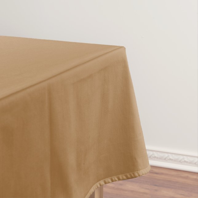 Rustikaler karamellbrauner HerbstErntedank Tischdecke (Beispiel)