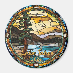 Rustikaler Lake Tahoe Kalifornien Magnet