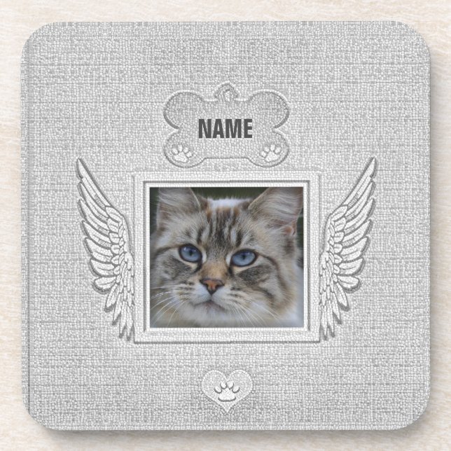 Rustikaler Look Grauer Stone Mouse Pad Untersetzer (Vorderseite)