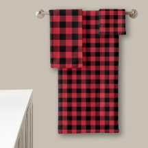 Rustikaler Lumberjack Red Black Buffalo Karo Karie