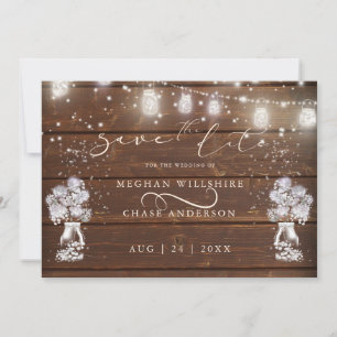 Rustikaler Mason Jar String Lights the BarefootBri