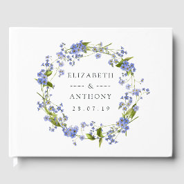 Rustikaler Mason Jar vergesst mich nicht Hochzeit Gästebuch