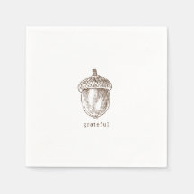 Rustikaler Minimalistisch-brauner Erntedank