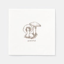 Rustikaler Minimalistisch-brauner Erntedank