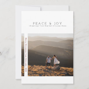 Rustikaler, moderner Minimalistischer Urlaub Fri Save The Date