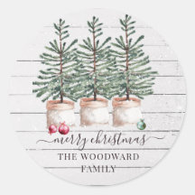 Rustikaler Name der Weihnachtsfamilie