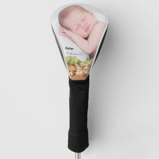 Rustikaler New Dad Baby Boy Golf Headcover