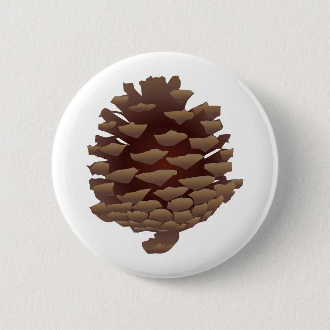 Rustikaler Pinecone Button (Vorderseite)