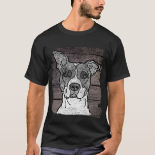 Rustikaler Pitbull-T - Shirt