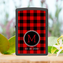 Rustikaler Red Black Buffalo Lumberjack Karo Karie