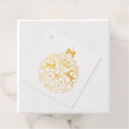 Rustikaler Rentier Geschenkanhänger