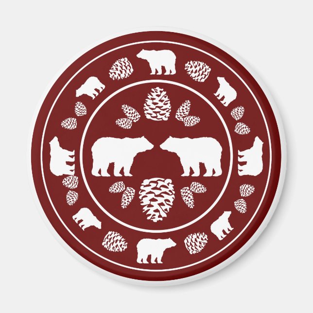 Rustikaler Ringmagnet Magnet (Vorne)