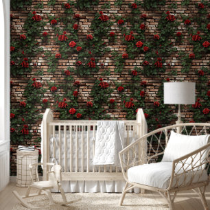 Rustikaler Rose Tapete