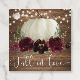 Rustikaler Rückgang der Liebe Pumpkin Danke für Ta Geschenkanhänger