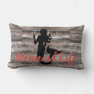 rustikaler Schick MERMAID-Designstil Lendenkissen