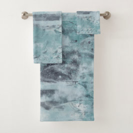 Rustikaler Schmetterling Badhandtuch Set