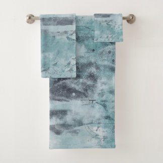 Rustikaler Schmetterling Badhandtuch Set