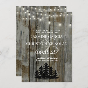 Rustikaler Schwarzwald Save The Date